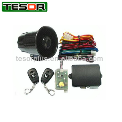 1 way Car Alarm Protection System with 2 Remote Controllers